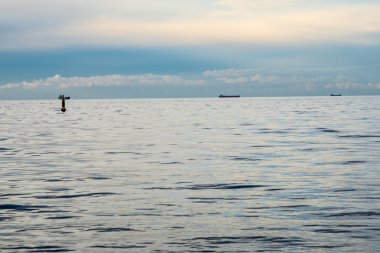 renkli sonbahar manzara soyut yansıması