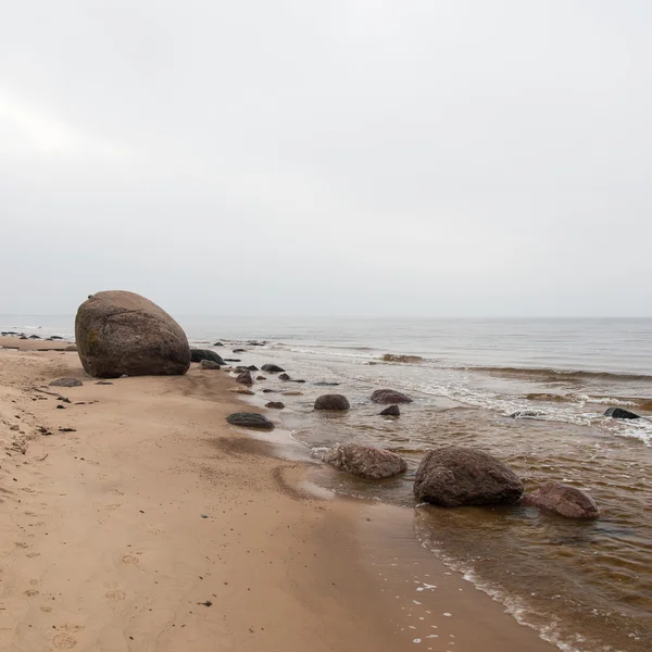 Mer Baltique et matin brumeux — Photo