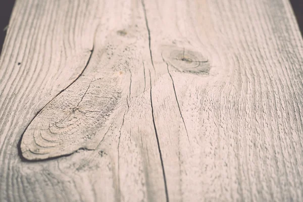 Wooden plank with splinters and cracks. Vintage. — Stock Photo, Image