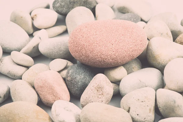 Collection of stones isolated on white. vintage — Stock Photo, Image