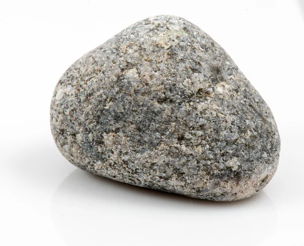 孤立在白色背景上的一块石头 — 图库照片