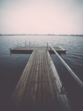 Boardwalk göle - retro, vintage