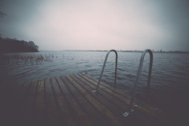 Boardwalk göle - retro, vintage