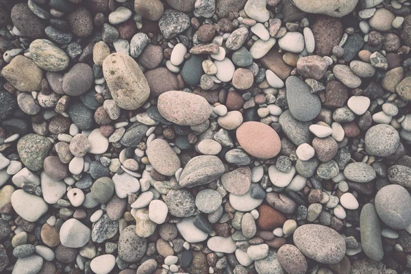Textura de fondo de roca de guijarro pequeño - retro, vintage — Foto de Stock