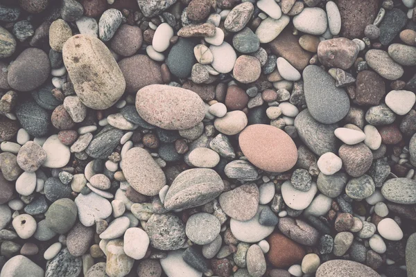 Kleine pebble rock achtergrond textuur - retro, vintage — Stockfoto