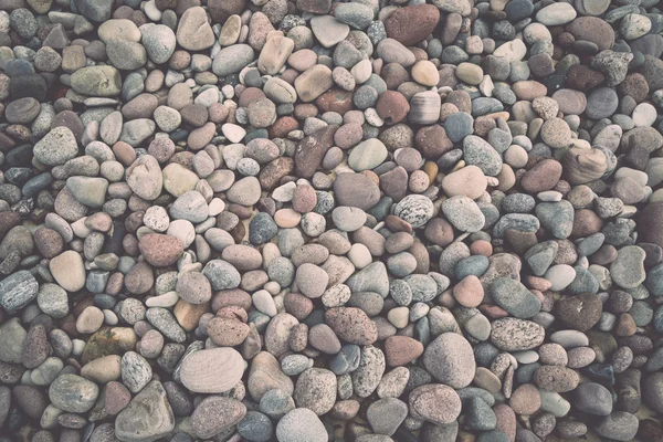 Textura de fondo de roca de guijarro pequeño - retro, vintage —  Fotos de Stock