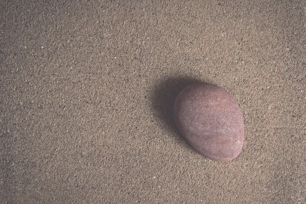 Zen garden sand waves and rock sculptures - retro, vintage — Stock Photo, Image