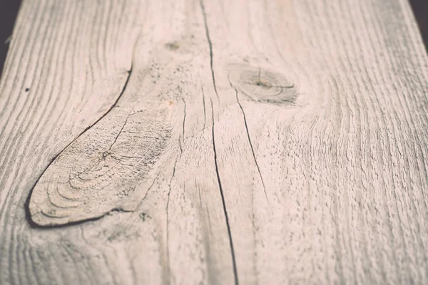 Wooden plank with splinters and cracks - retro, vintage — Stock Photo, Image