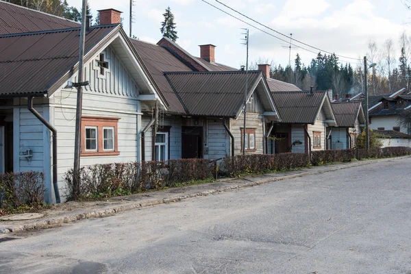 view of small country town of Ligatne, latvia