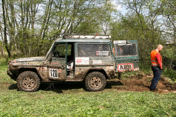 Offroad truck championship, Aluksne, Lettonia, 10 maggio 2008 — Foto Stock