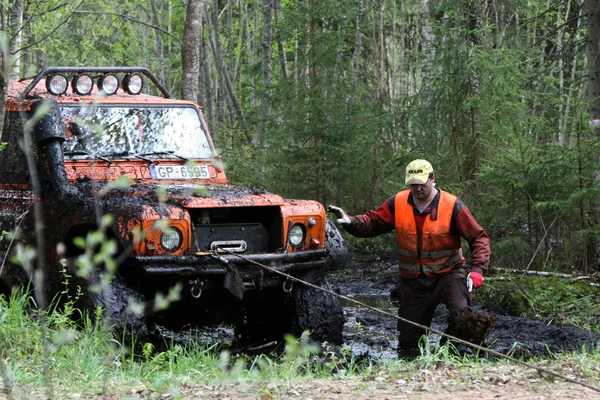 Offroad ciężarówka Mistrzostwa, Alūksne, Łotwa, 10 maja 2008 — Zdjęcie stockowe