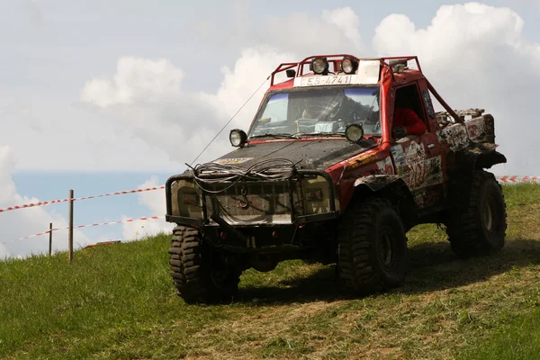 Offroad truck championship, Aluksne, Letónia, 10 de Maio de 2008 — Fotografia de Stock