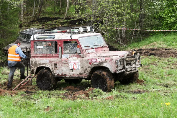 Offroad truck championship, Alūksne, Lettland, 10 maj, 2008 — Stockfoto