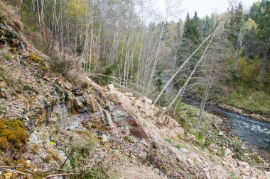 güneşli turist parça ile boardwalks