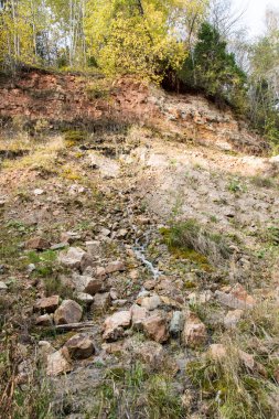 güneşli turist parça ile boardwalks
