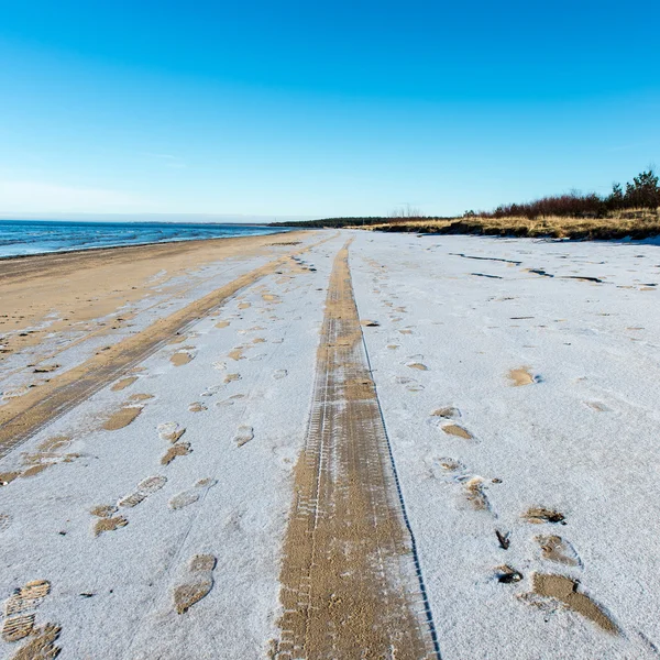Playa de mar congelado — Foto de Stock