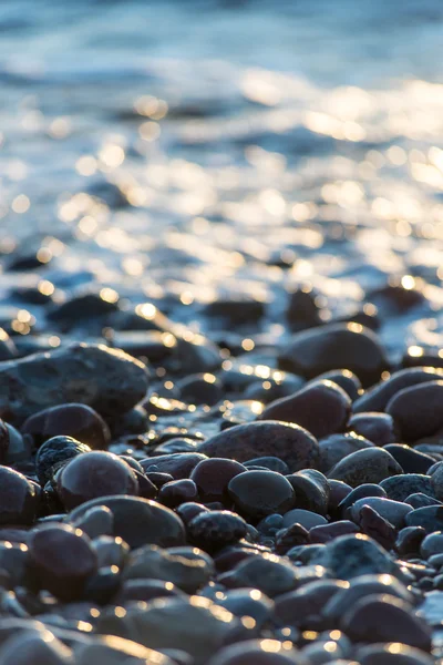 A strand és a tenger víz kövek — Stock Fotó