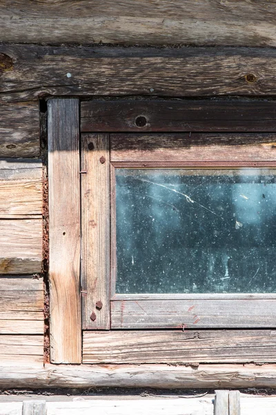 Altes Landhaus hölzerne Wand Details — Stockfoto