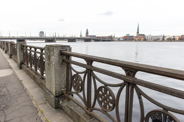 Imagem panorâmica da costa de Riga — Fotografia de Stock