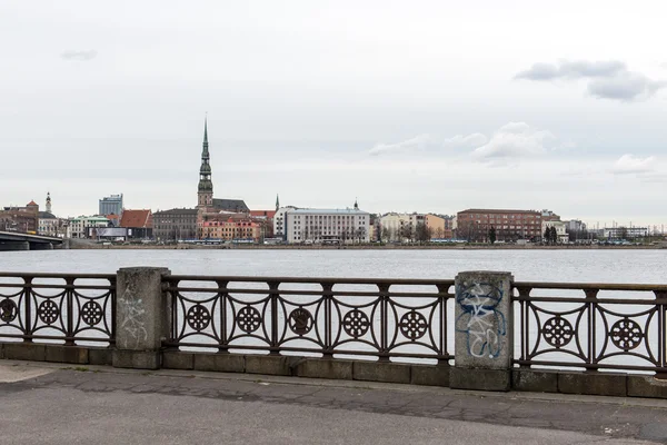 Imagem panorâmica da costa de Riga — Fotografia de Stock