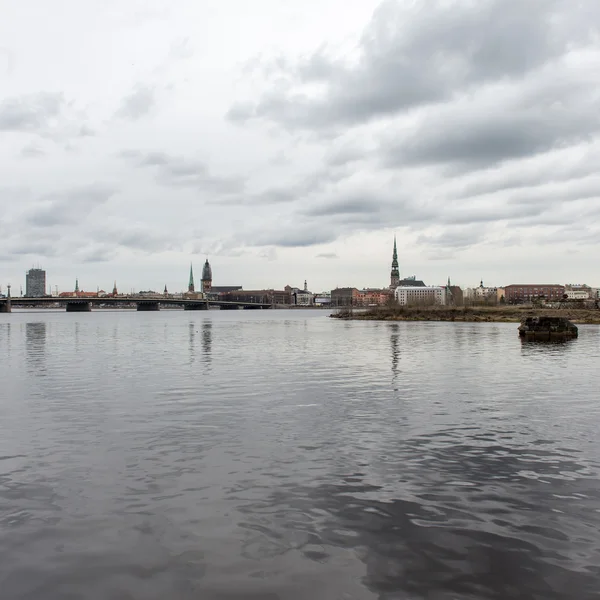 Panoráma képet a riga partvonal — Stock Fotó