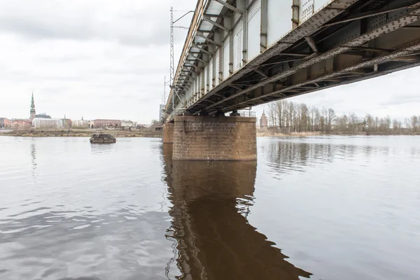 Panoramatický snímek riga pobřeží — Stock fotografie