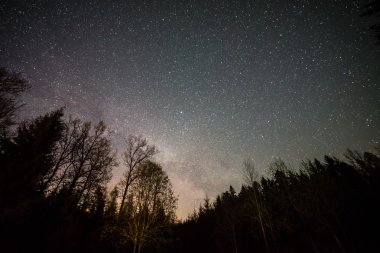Yıldızlı gece gökyüzü