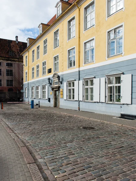 Építészeti részleteket, a régi városközpont, Riga, Lettország — Stock Fotó