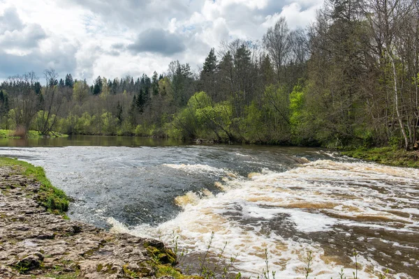 Waterfall on the river — Stock Photo, Image