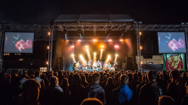 Salacgrīva, Latvia, międzynarodowy festiwal muzyki Labadaba, lipca — Zdjęcie stockowe