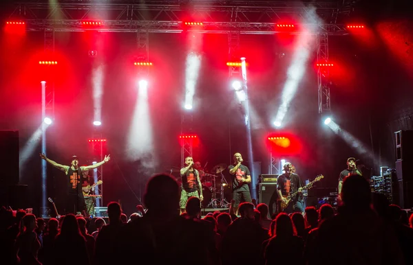 Salacgriva, Lettország, nemzetközi zenei fesztivál Labadaba, július — Stock Fotó