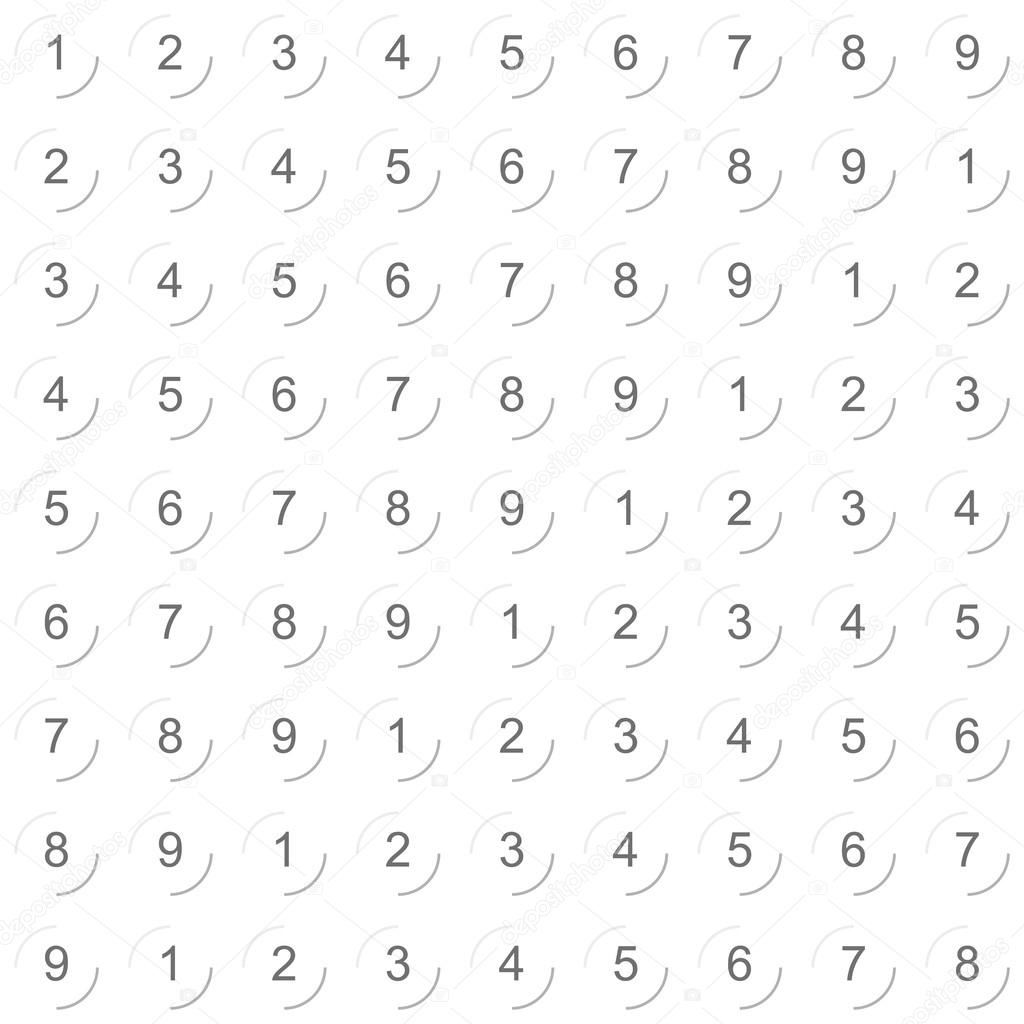 Botones Numericos Fondo Transparente Archivo Imagenes