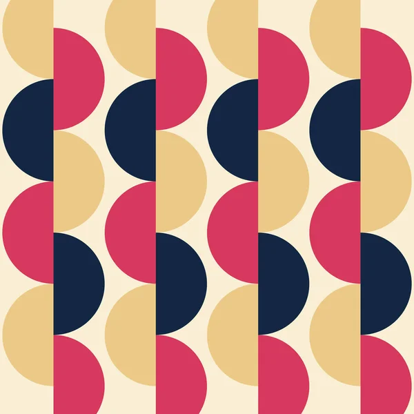 Retro geometrik şablon vektörü, soyut retro arka plan deseni. Kusursuz desen retro.