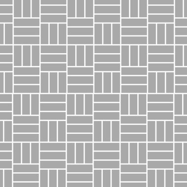 Modern geometrik dikişsiz kalıplar, kapak baskısı, kumaş, giysi ve dekor kalıpları. Vektör İllüstrasyonu