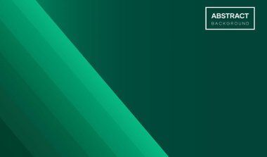 Yeşil arka plan. Vektör yeşil fütüristik arka plan pankartlar, kapak tasarımları, sosyal medya, posterler, kitap tasarımları, el ilanları, web sitesi geçmişleri ve reklam duvar kağıtları için kullanılabilir.