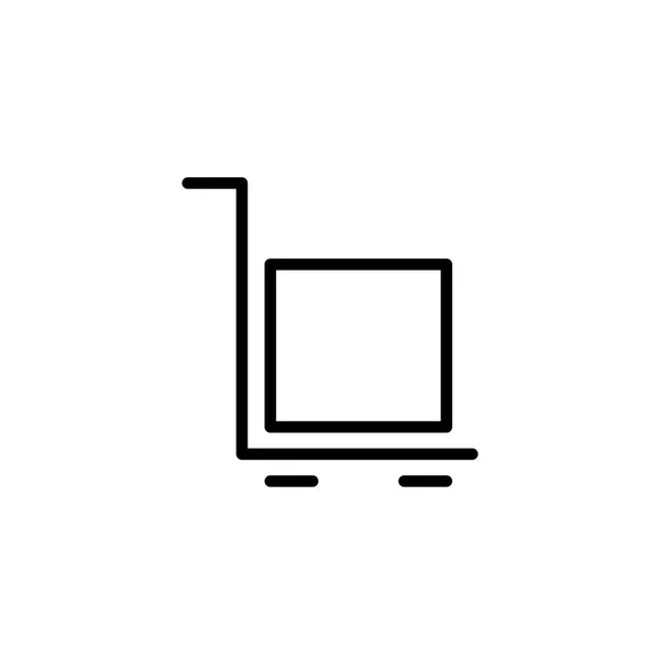 货物图标 电子商务主题图标的设计 轮廓风格图标 — 图库矢量图片