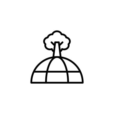 Taslak biçimli toprak bitkisi simgesi