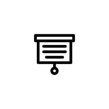 Taslak biçimli sunum ekranı simgesi