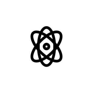 Taslak biçimli Atom simgesi simgesi