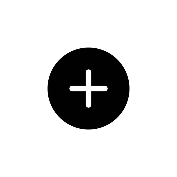 添加象形文字或固体黑色风格的图标 — 图库矢量图片