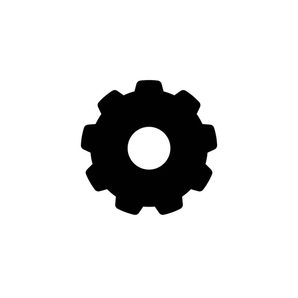 Glifi ya da koyu siyah şekli olan bir ikon. Vektör