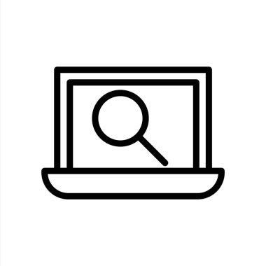 Satır biçimli çevrimiçi arama simgesi