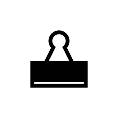 Kart ataç simgesi katı stil ve mükemmel piksel simgesi