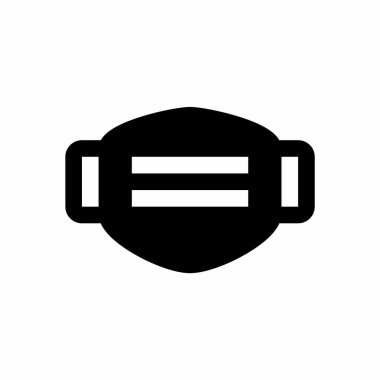 Kabartma biçimli maske simgesi