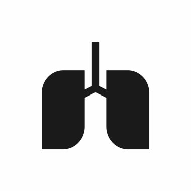 Kabartma biçimli akciğer simgesi