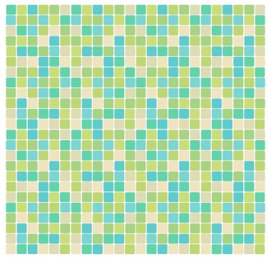 Vektör yeşil mozaik geometrik desen