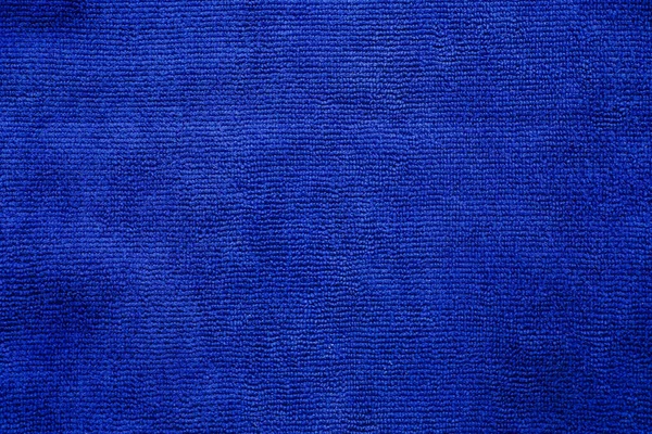 Superficie Tessuto Blu Sfondo — Foto Stock