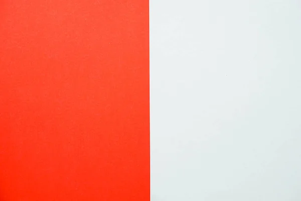 Oppervlak Van Blanco Rood Papier Wit Papier Voor Achtergrond — Stockfoto