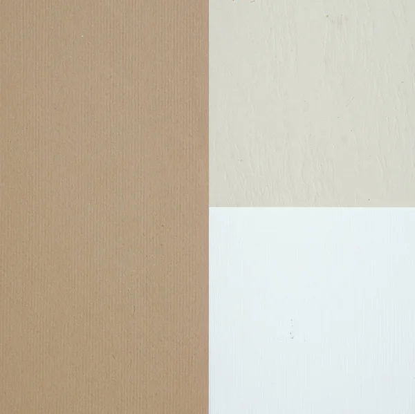 Blanco Kleuren Papier Vierkante Samenstelling Achtergrond Aardetinten Achtergrond Concept Met — Stockfoto
