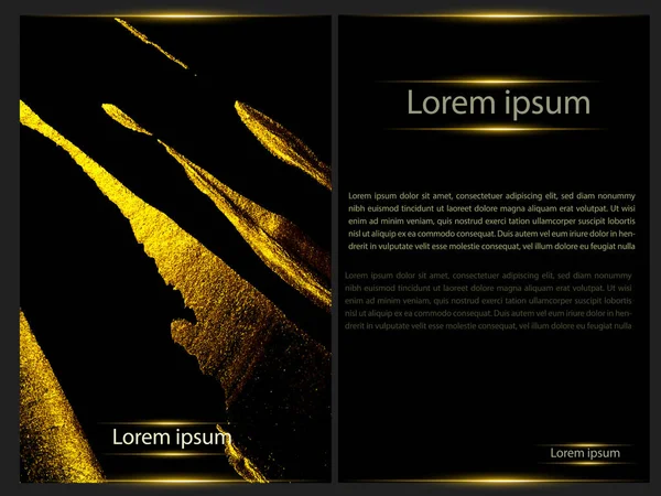 Siyah ve altın anlaşmalarında yapılan soyut dokuma, proje soyut dışavurumculuk tarzında yaratıldı. 